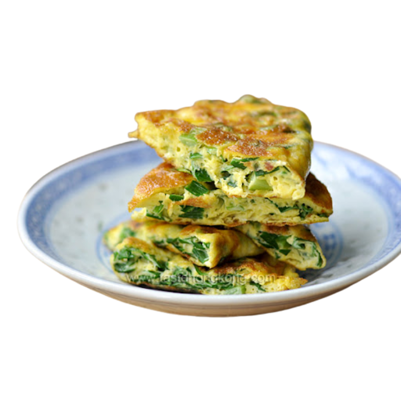Backyard egg fried Omelette